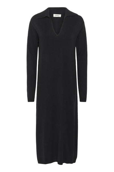 SLSpina Polo Dress LS Black - 30408554 Thumbnail
