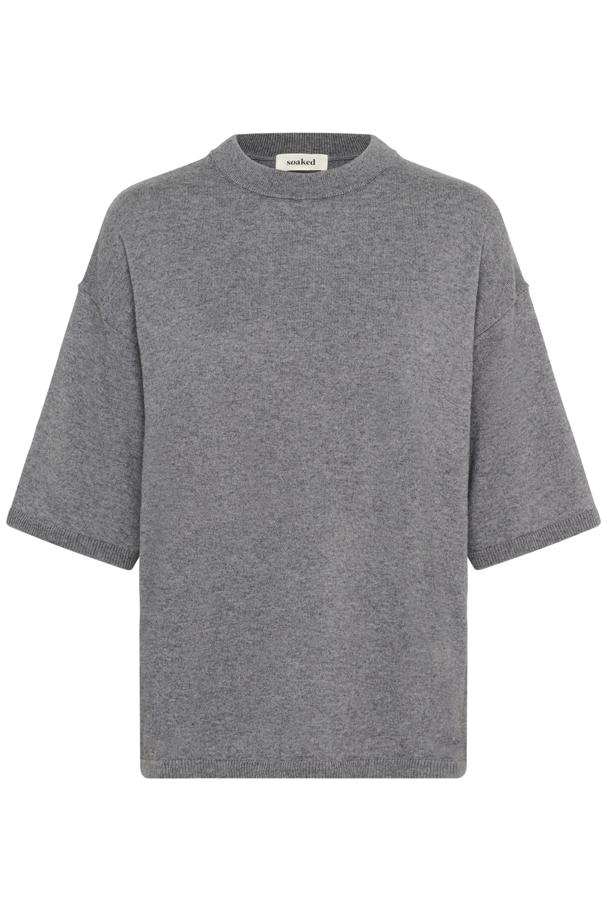 SLSanja Pullover SS Grey Melange - 30408564