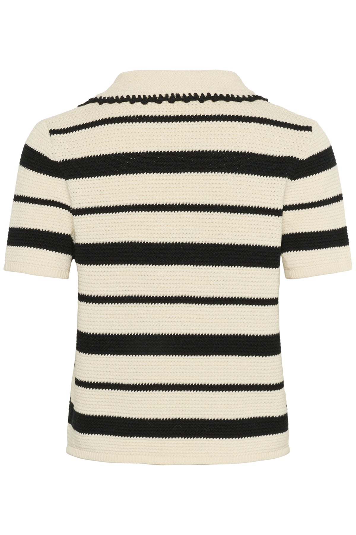 SLMadalena Pullover White w Black Stripe - 30408569