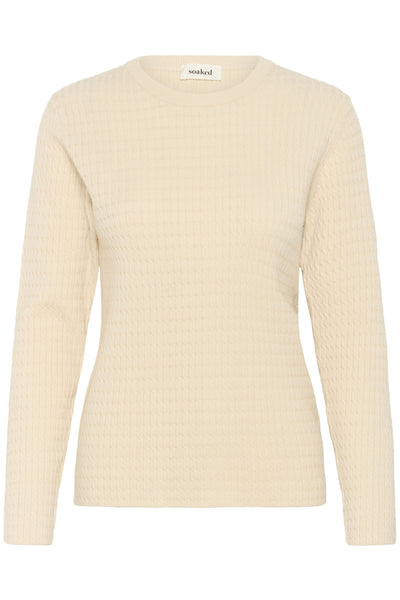 SLSpina Cable Pullover Sandshell - 30408572 Thumbnail