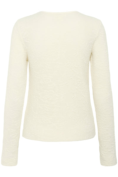 SLLupina Claudetta Blouse Whisper White - 30408581 Thumbnail