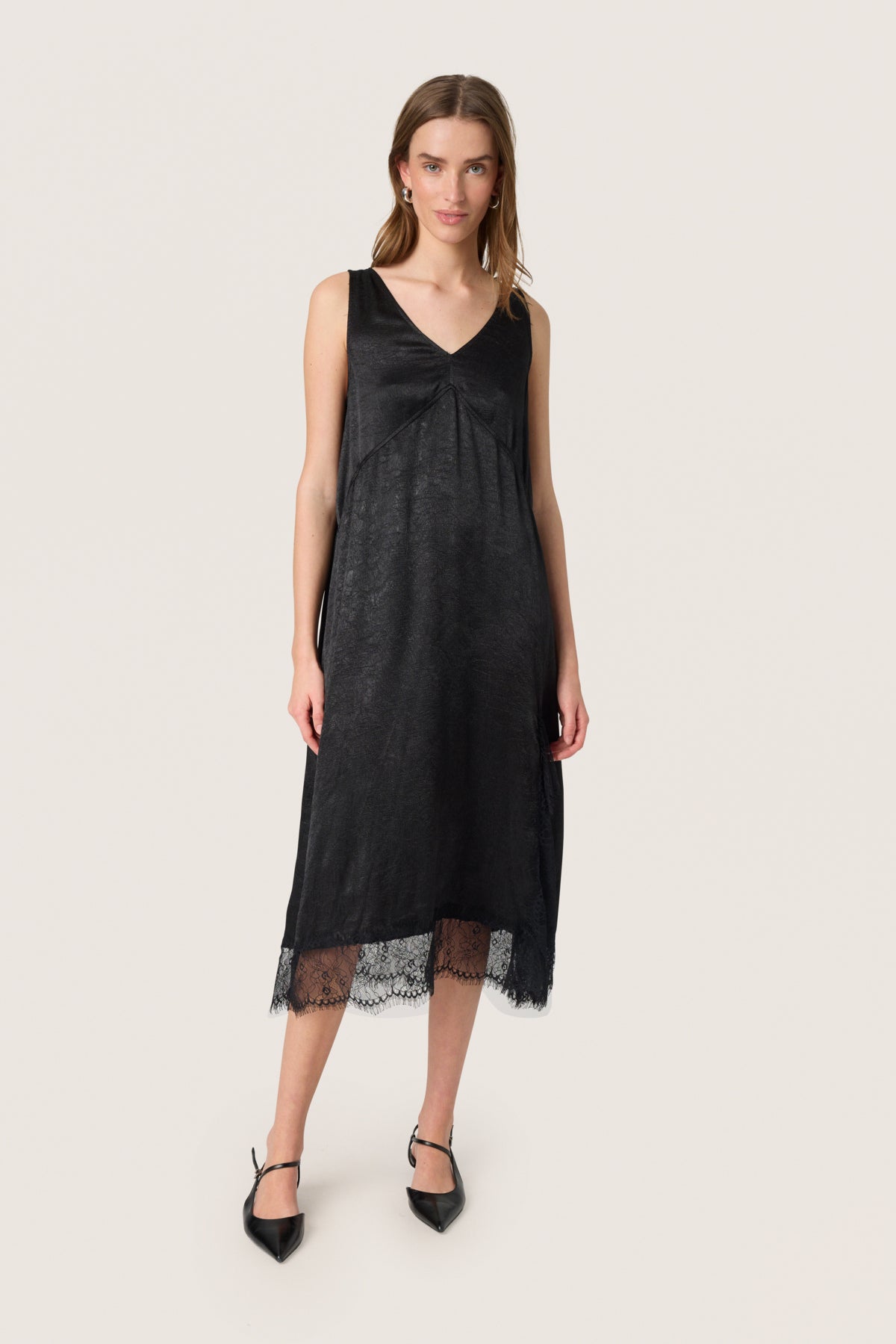 SLYennah Midi Dress Black - 30408590