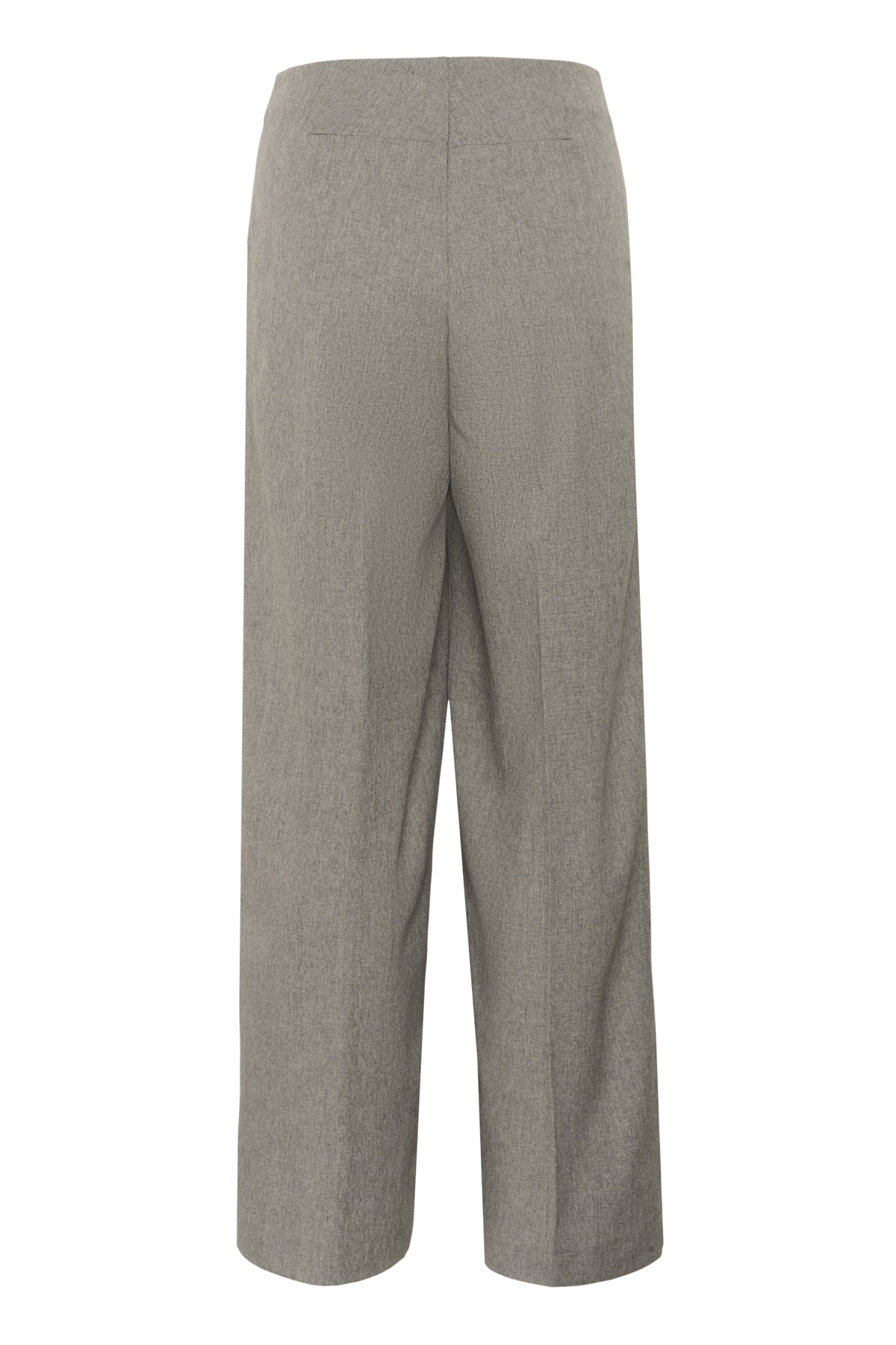 SLLilu Corinne Wide Long Pants Grey Melange Suiting - 30408595