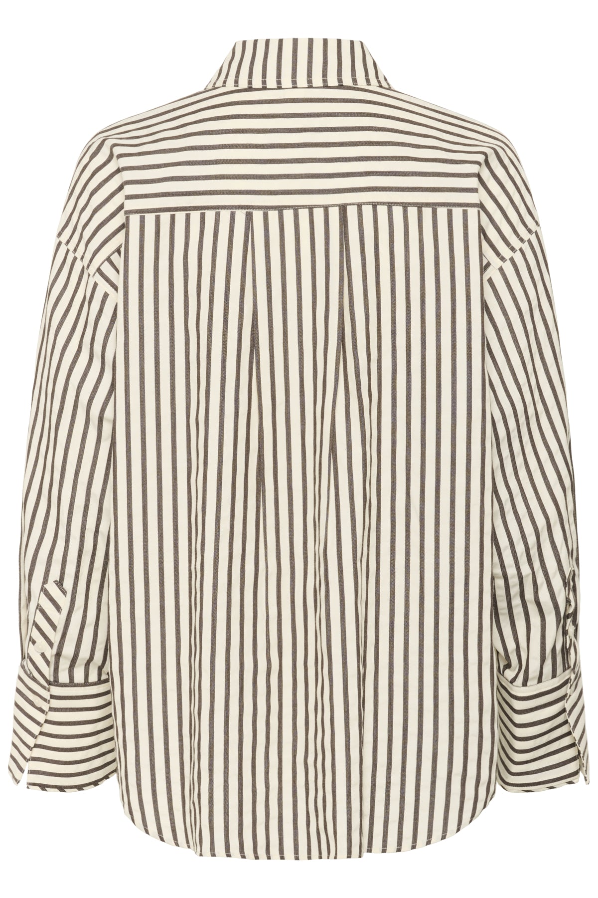 SLToledo Shirt LS White & Chocolate Torte Stripe - 30408603