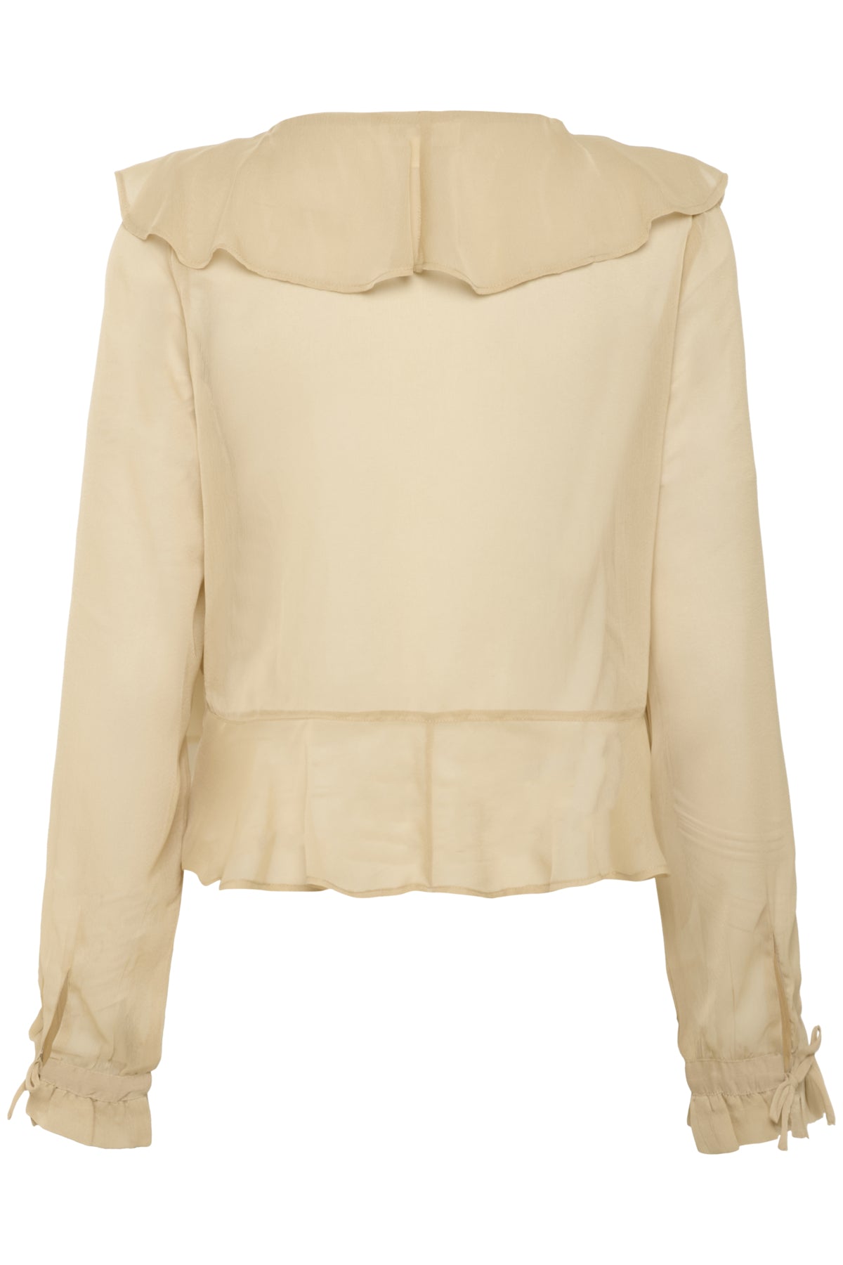 SLJatessan Blouse LS Travertine - 30408669
