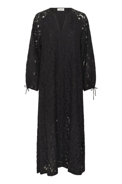 SLTaya Maxi Dress LS Black - 30408672 Thumbnail