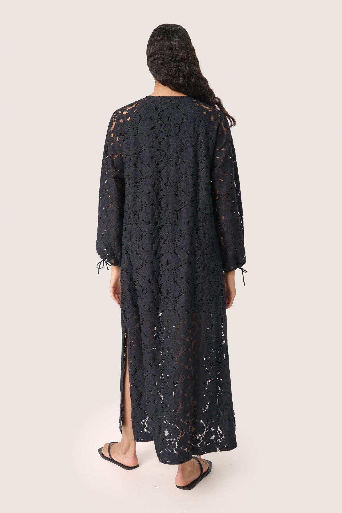 SLTaya Maxi Dress LS Black - 30408672