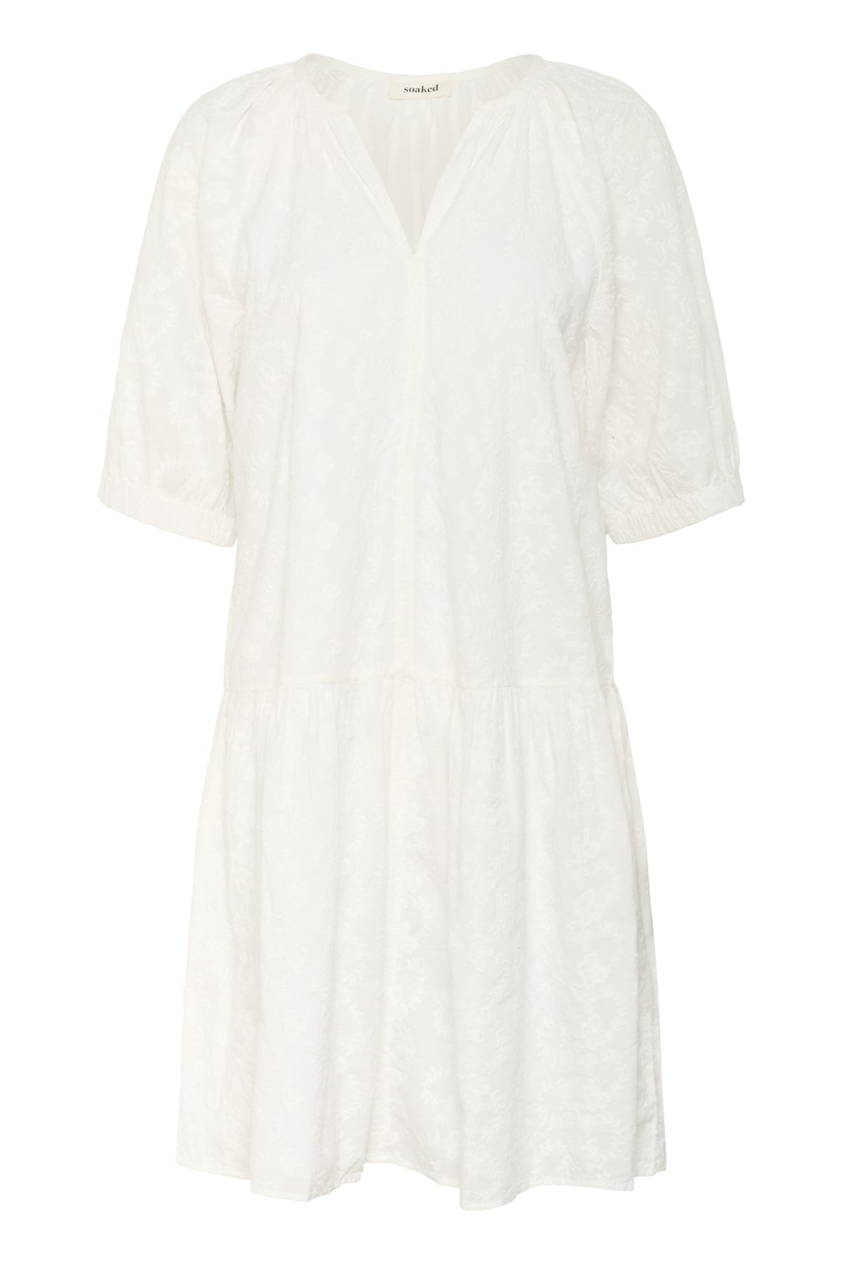 SLIsja Dress SS Broken White - 30408673
