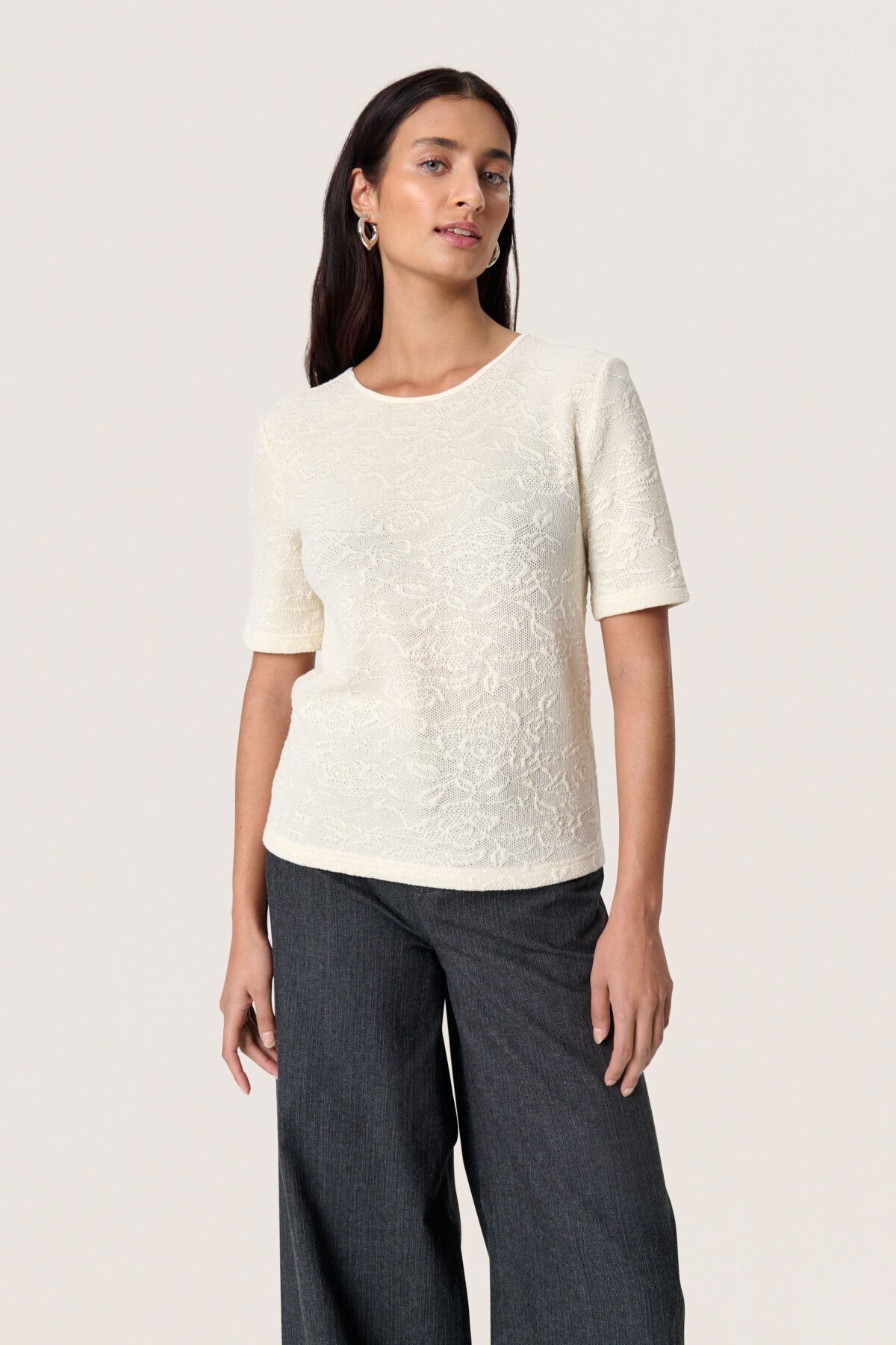 SLLupina Claudetta Tee Whisper White - 30408694
