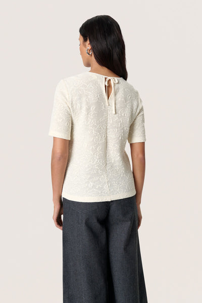 SLLupina Claudetta Tee Whisper White - 30408694 Thumbnail