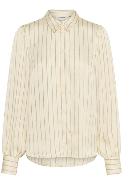 SLIoana Paris Striped Shirt Nature Stripe - 30408706 Thumbnail