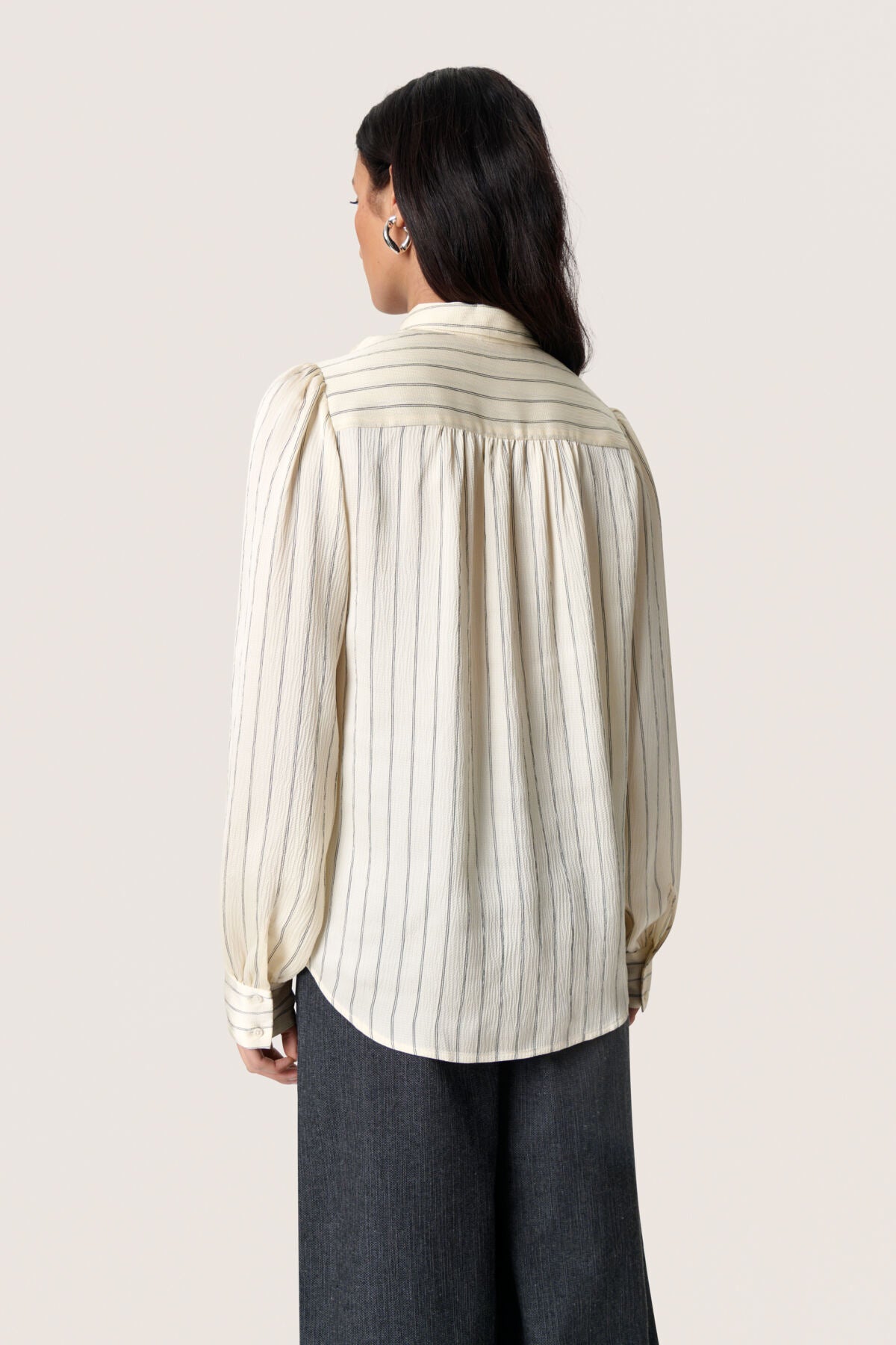 SLIoana Paris Striped Shirt Nature Stripe - 30408706