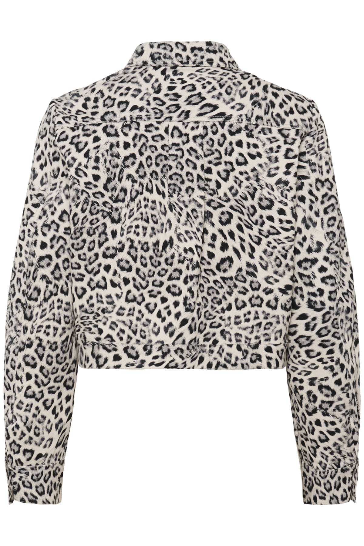 SLSandja Overshirt LS Grey Leopard Patteren - 30408718