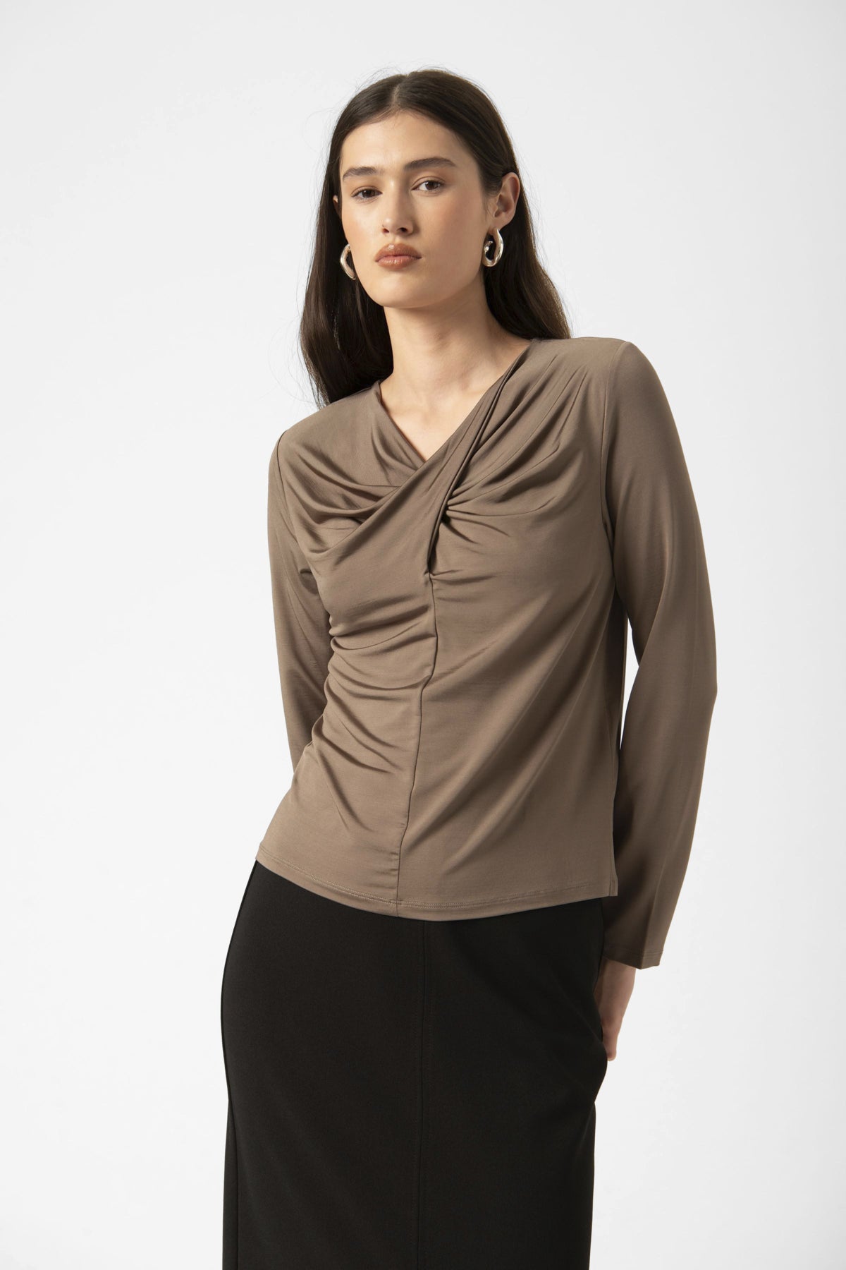 SLClara Twisted Tee LS Morel - 30408966