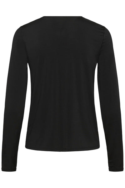 SLClara Twisted Tee LS Black - 30408966 Thumbnail
