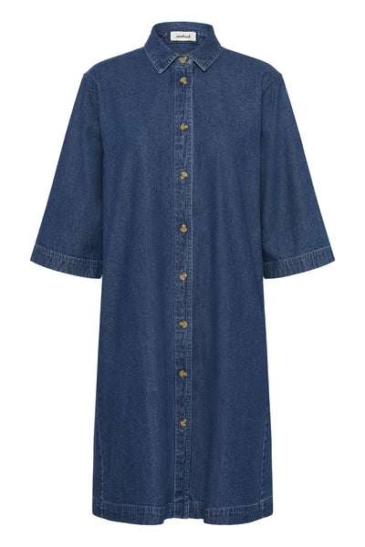 SLDielle Denim Dress Medium Blue Denim - 30409070 Thumbnail