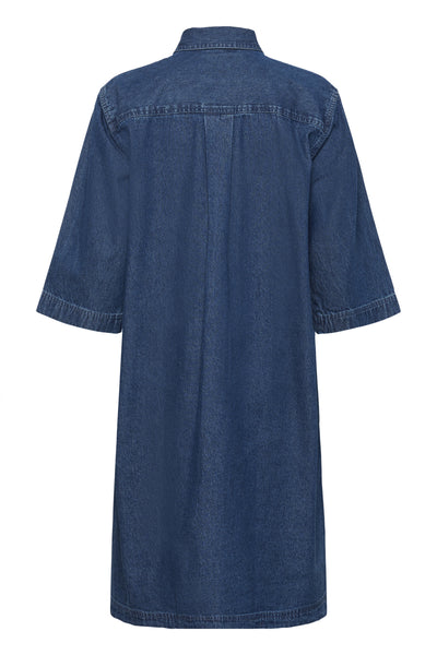 SLDielle Denim Dress Medium Blue Denim - 30409070 Thumbnail