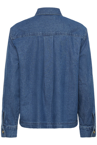 SLDielle Denim Shirt Medium Blue Denim - 30409071 Thumbnail