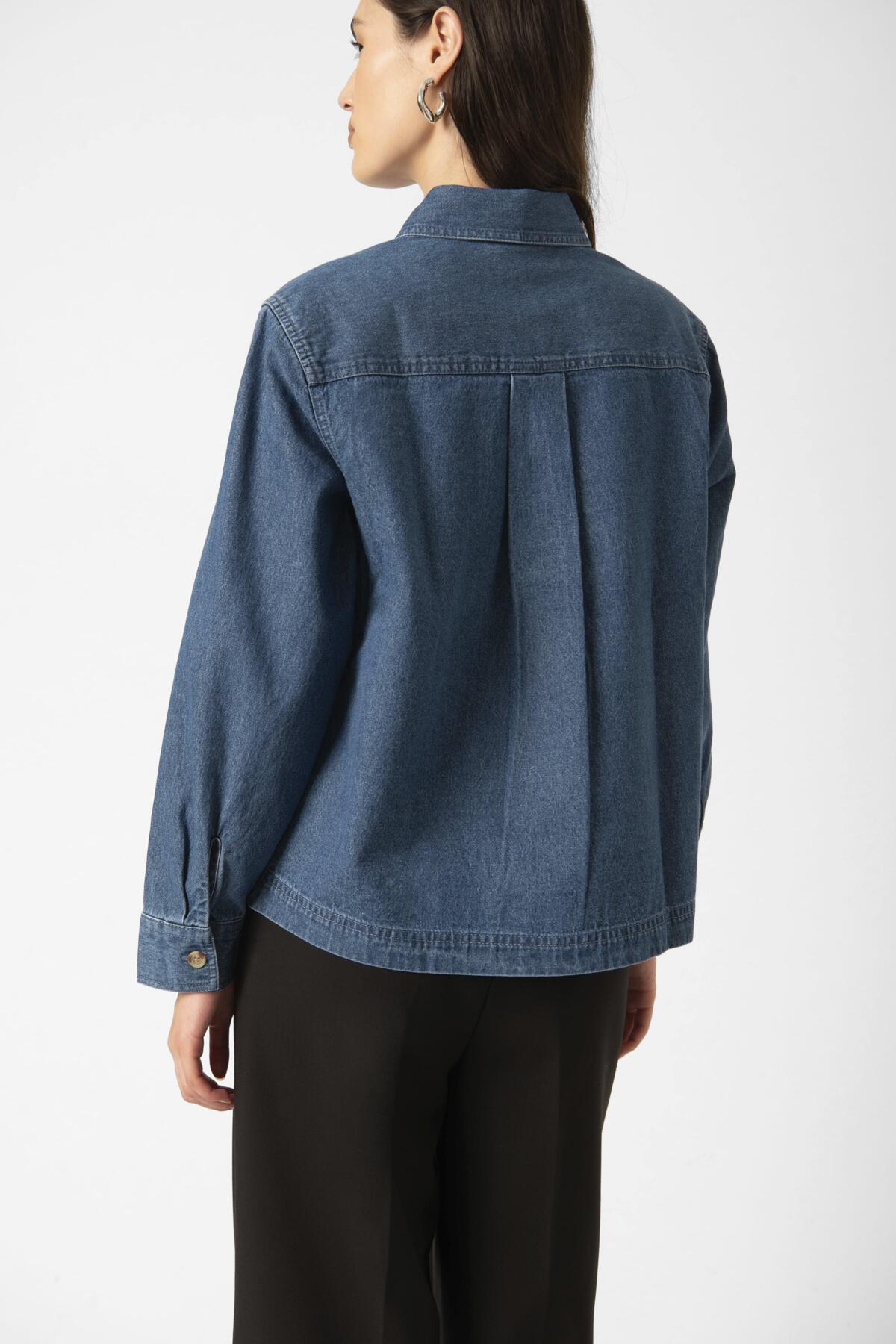SLDielle Denim Shirt Medium Blue Denim - 30409071