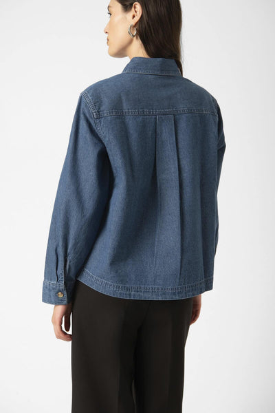 SLDielle Denim Shirt Medium Blue Denim - 30409071 Thumbnail