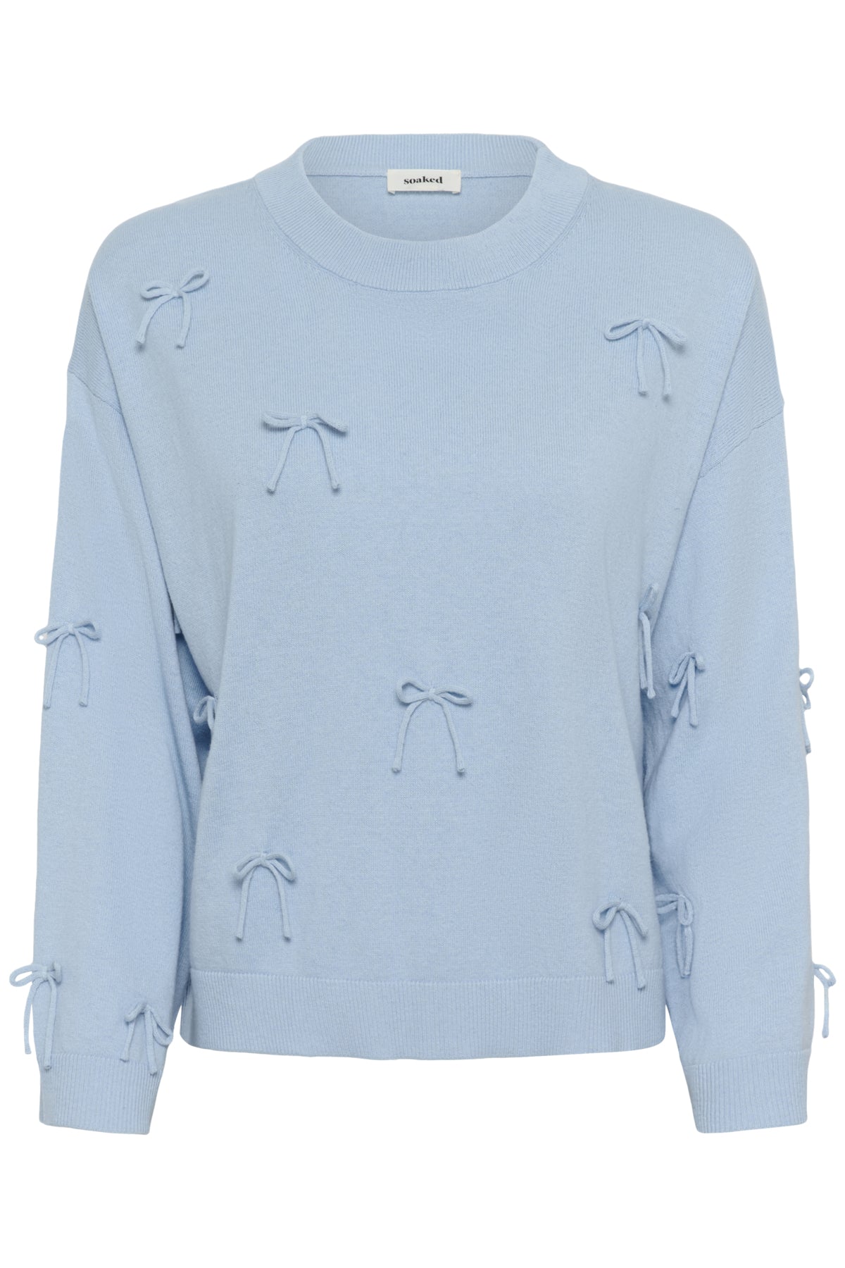 SLSanja Bow Pullover LS POWDER BLUE - 30409079