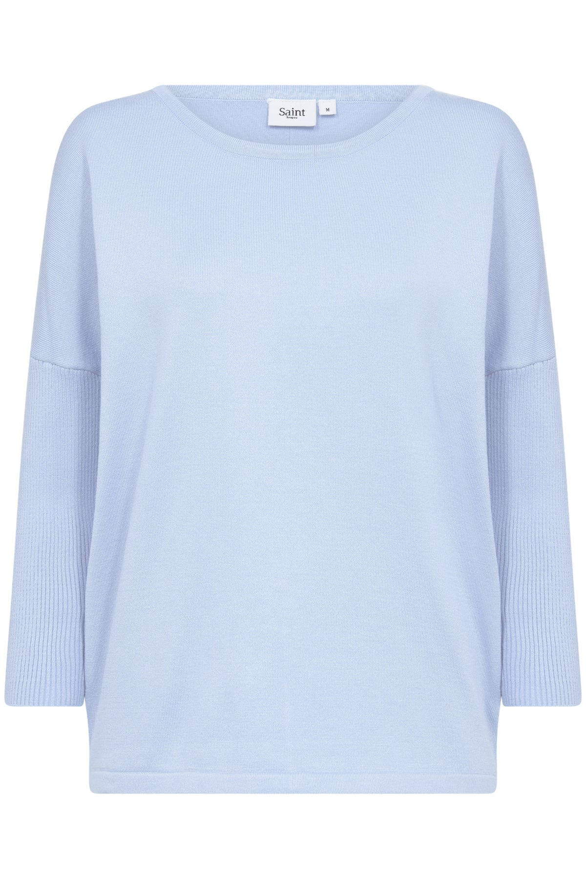 A2561, MilaSZ R-Neck Pullover Chambray Blue - 30500003