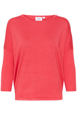 A2561, MilaSZ R-Neck Pullover CAYENNE - 30500003