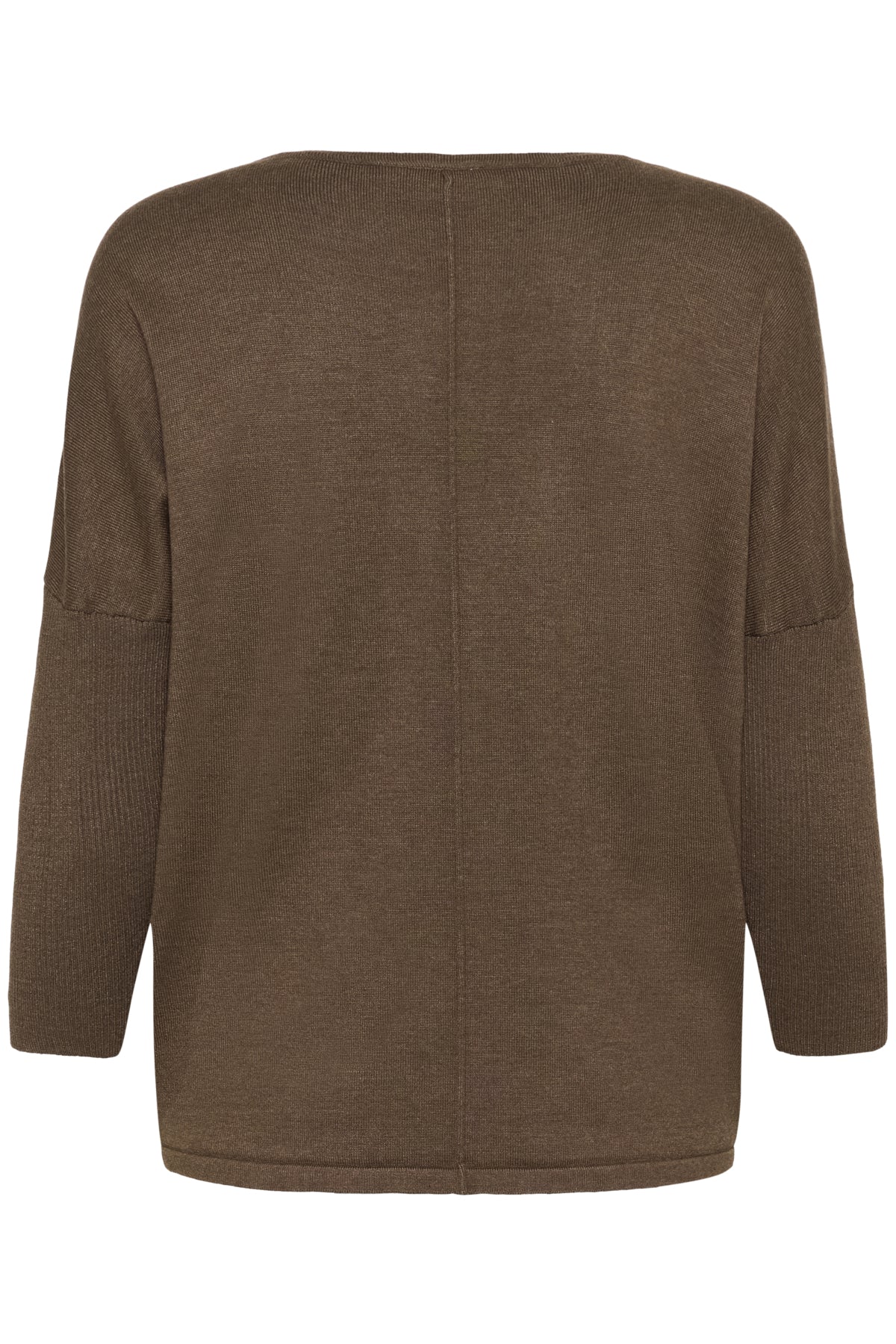A2561, MilaSZ R-Neck Pullover Fondue Fudge Melange - 30500003