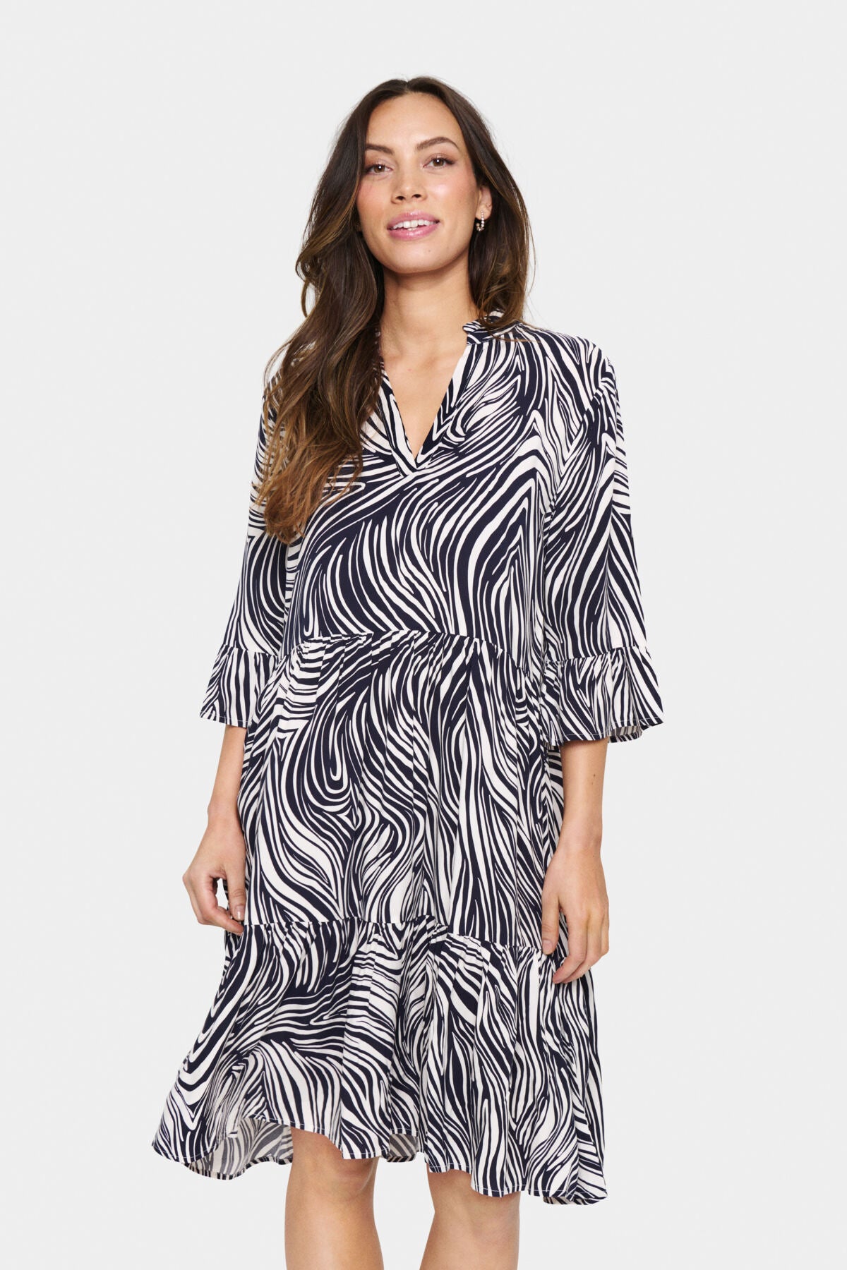 EdaSZ Dress Baritone Leaves Strokes - 30510220