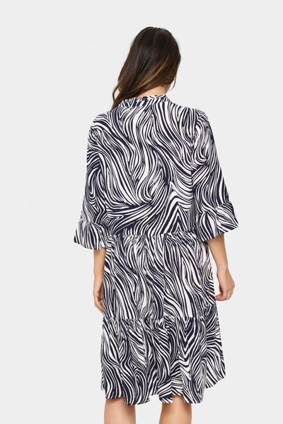 EdaSZ Dress Baritone Leaves Strokes - 30510220 Thumbnail