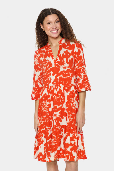 EdaSZ Dress Poinciana Water Blooms - 30510220 Thumbnail