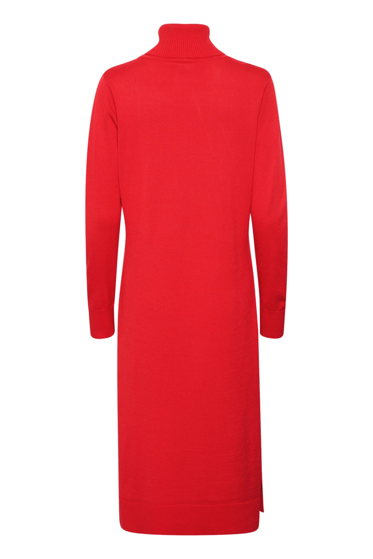MilaSZ Roll Neck Long Dress Racing Red - 30511420
