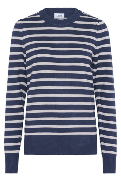 MilaSZ Striped Pullover Titan/Gray Morn Mel Stripe - 30513355 Thumbnail