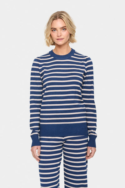 MilaSZ Striped Pullover Titan/Gray Morn Mel Stripe - 30513355 Thumbnail