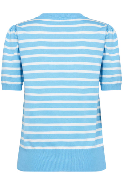 MilaSZ SS Striped Pullover Ethereal Blue Ice Stripe - 30513768 Thumbnail
