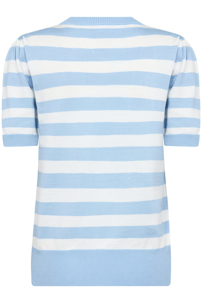 MilaSZ SS Block Stripe Pullove Airy Blue Ice Block Stripe - 30513931 Thumbnail