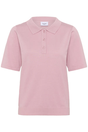 MilaSZ Polo SS Pullover Pink Nectar - 30513958