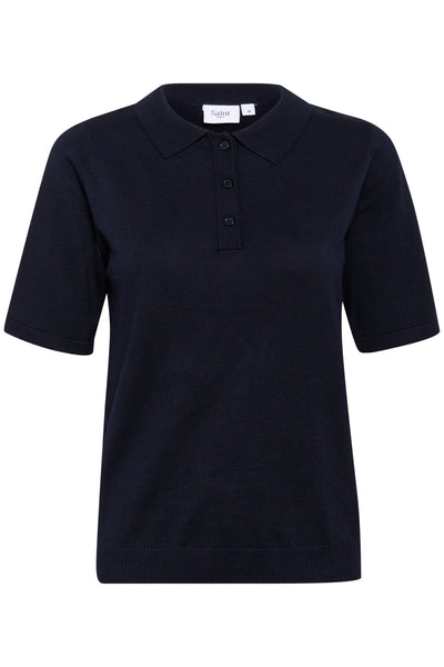 MilaSZ Polo SS Pullover Night Sky - 30513958 Thumbnail