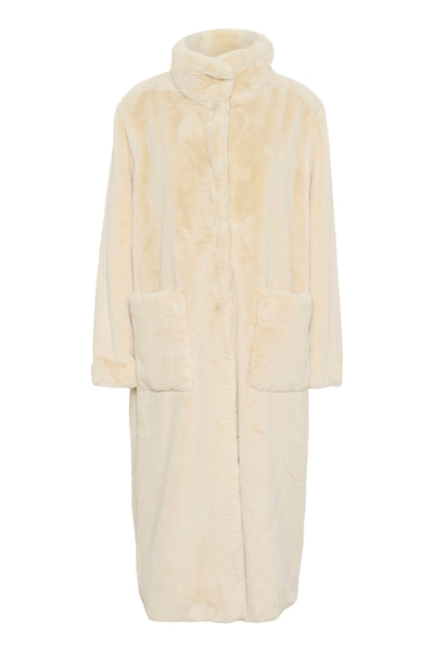 LoesSZ Coat Plaza Taupe - 30514123 Thumbnail