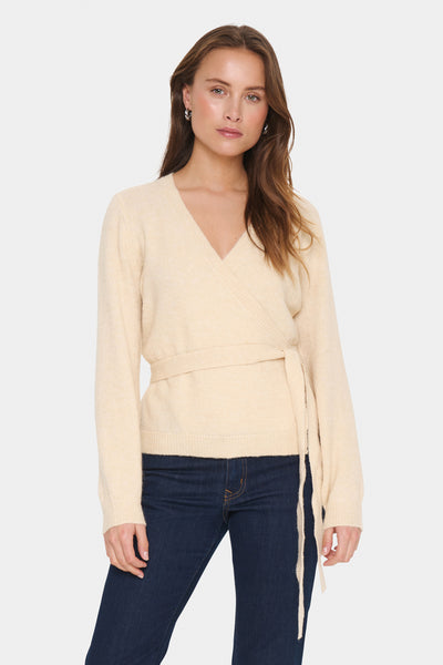 LarnaSZ Wrap Cardigan Fog - 30514147 Thumbnail