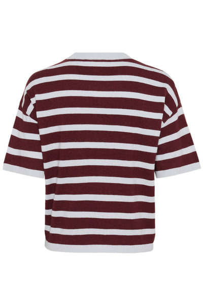 LikamSZ Striped Pullover Chocolate Gray Dawn Stripe - 30514161 Thumbnail