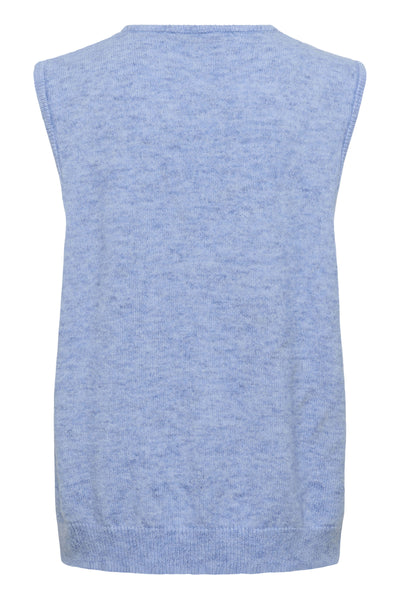 ZanettSZ Short Vest Hydrangea Melange - 30514195 Thumbnail