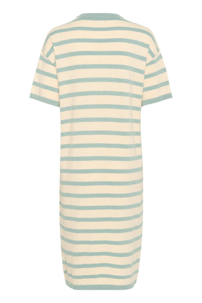 LikamSZ Striped Dress Fog Blue Surf Stripe - 30514204 Thumbnail