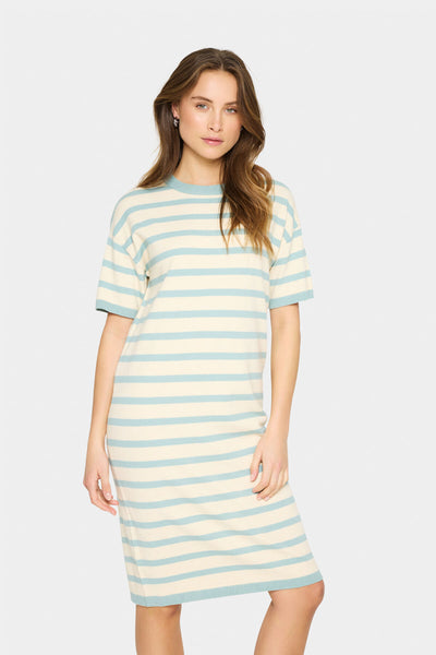 LikamSZ Striped Dress Fog Blue Surf Stripe - 30514204 Thumbnail