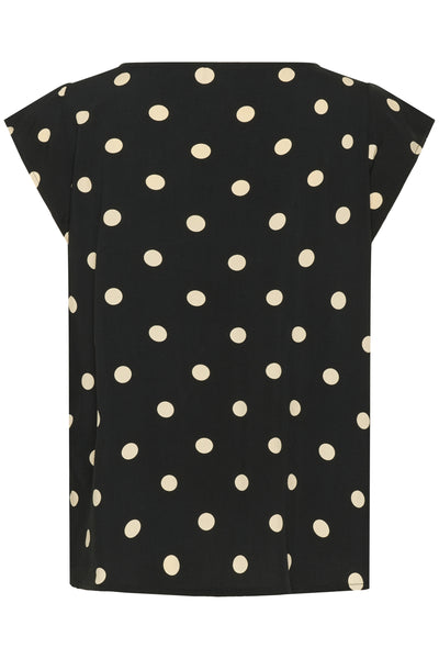 GislaSZ Top Black Creme Brulee Big Dot - 30514245 Thumbnail