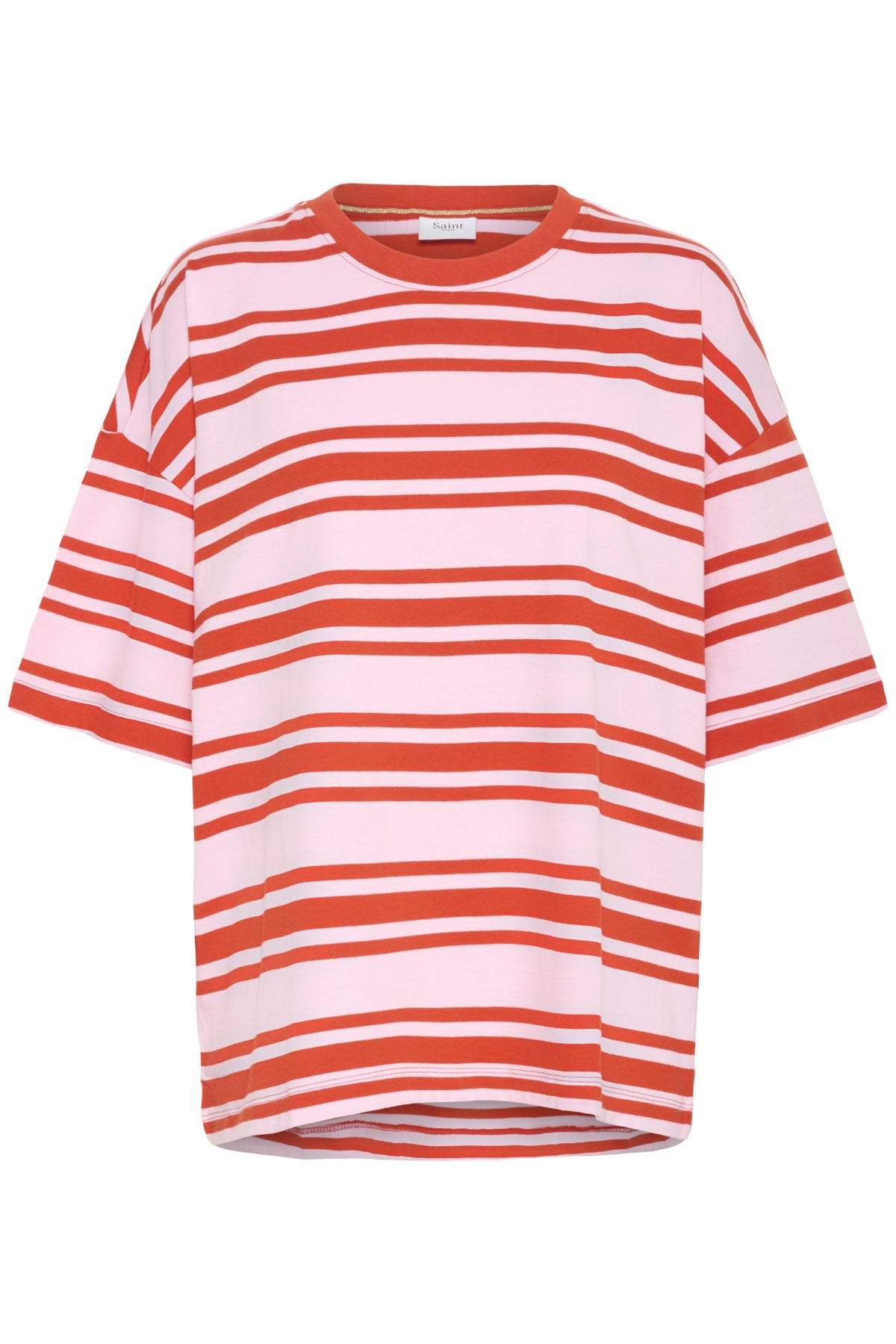 HalliaSZ T-Shirt Pink Poinciana Stripe - 30514250