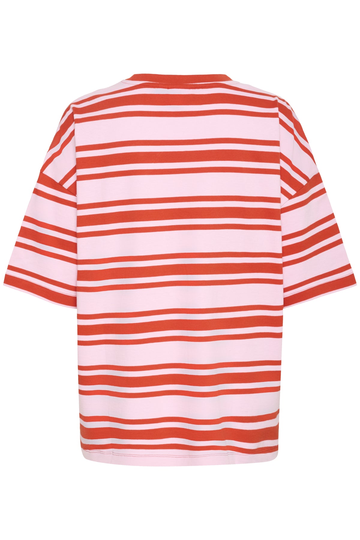 HalliaSZ T-Shirt Pink Poinciana Stripe - 30514250