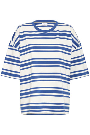HalliaSZ T-Shirt Ice Blue Iolite Stripe - 30514250