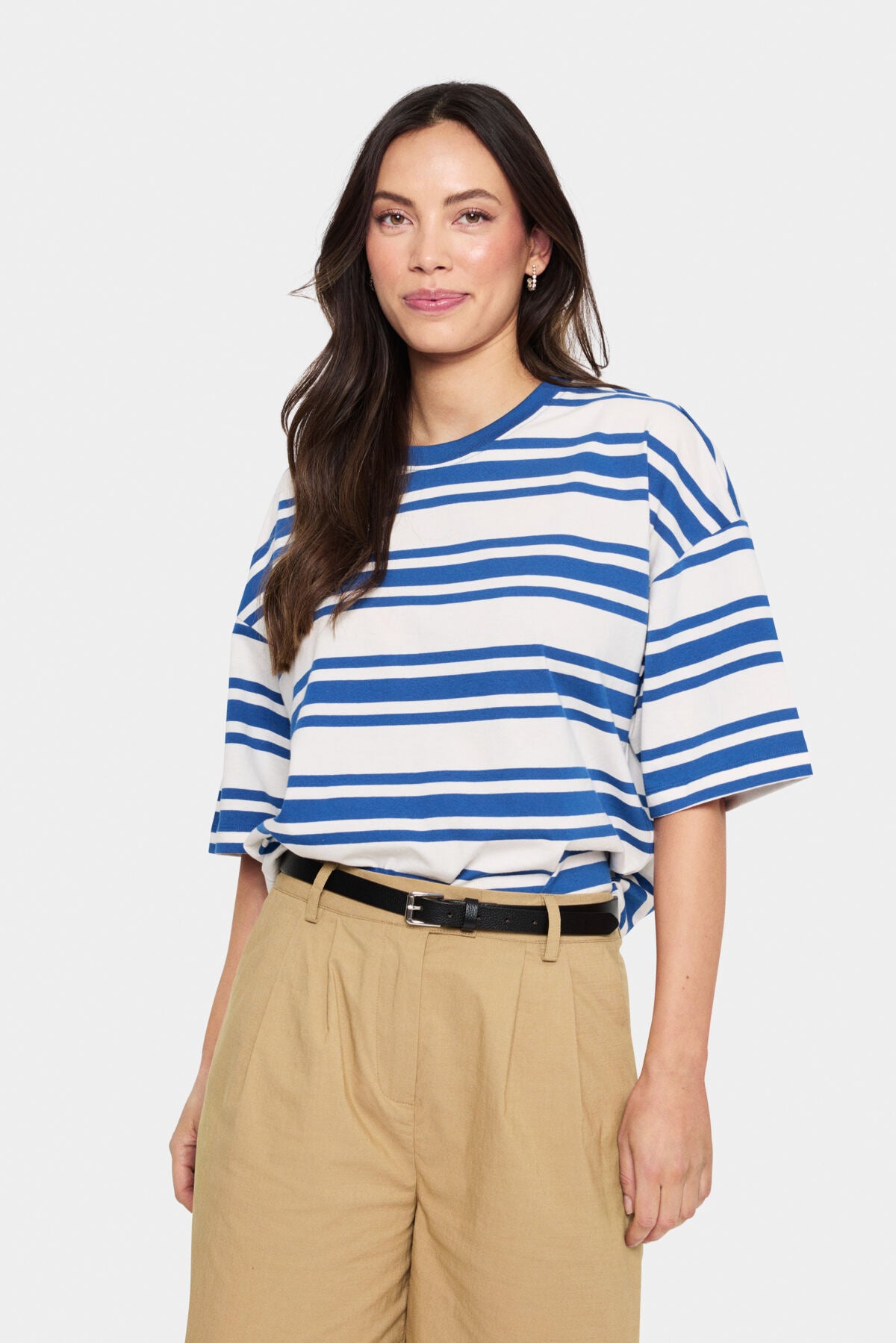 HalliaSZ T-Shirt Ice Blue Iolite Stripe - 30514250