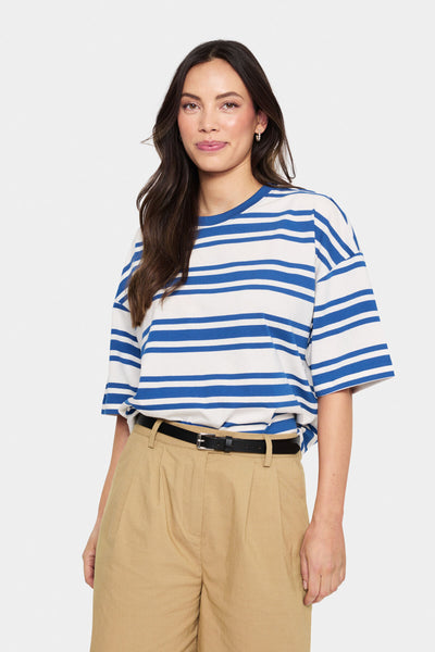 HalliaSZ T-Shirt Ice Blue Iolite Stripe - 30514250 Thumbnail